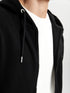 LC Waikiki Hooded Long Sleeve Men's Thick Zippered Sweatshirt